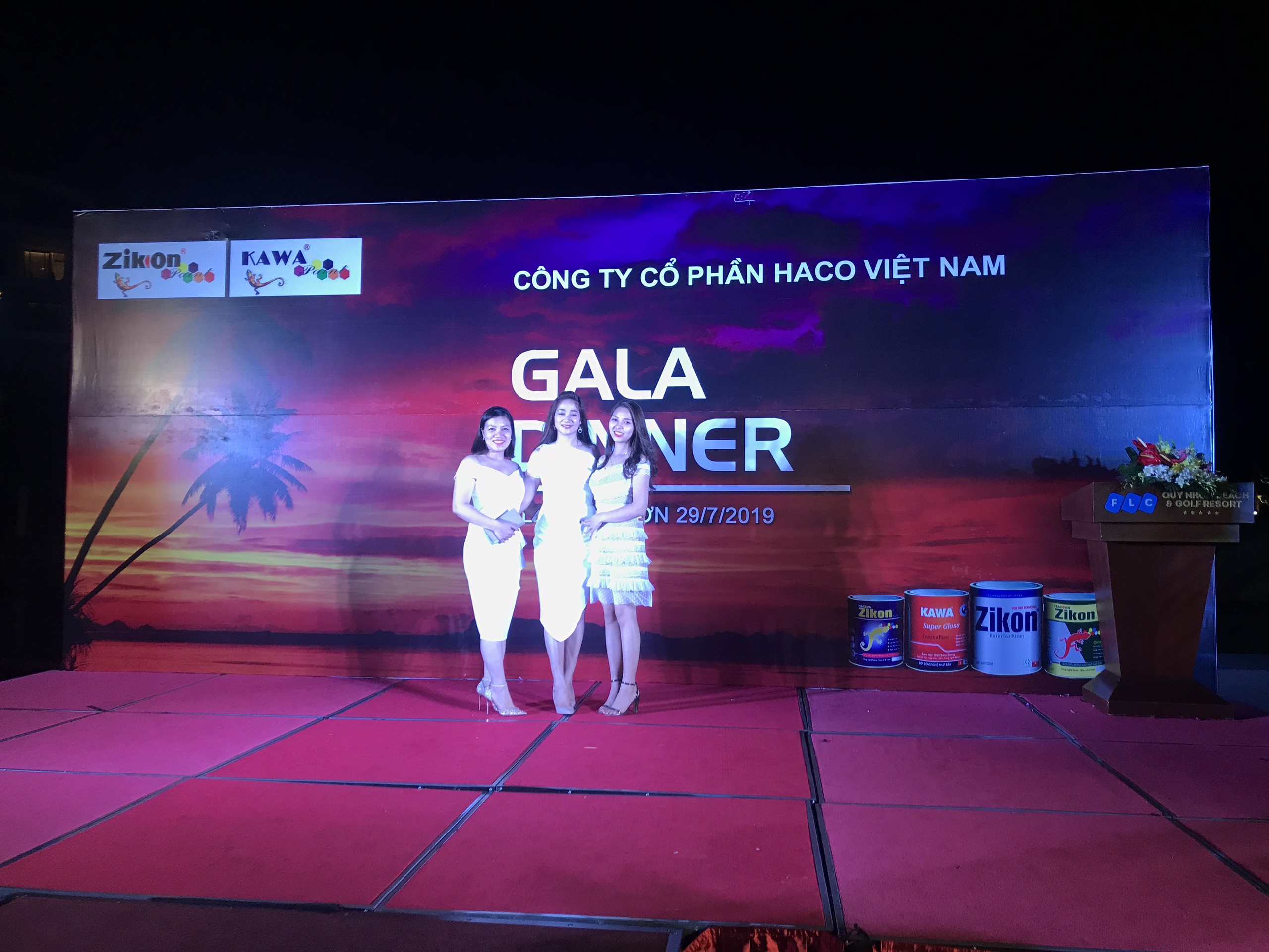 Chùm ảnh đại gia đình sơn ZiKON ,KAWA tại Resort 5 sao FLC Quy Nhơn  hè 2019