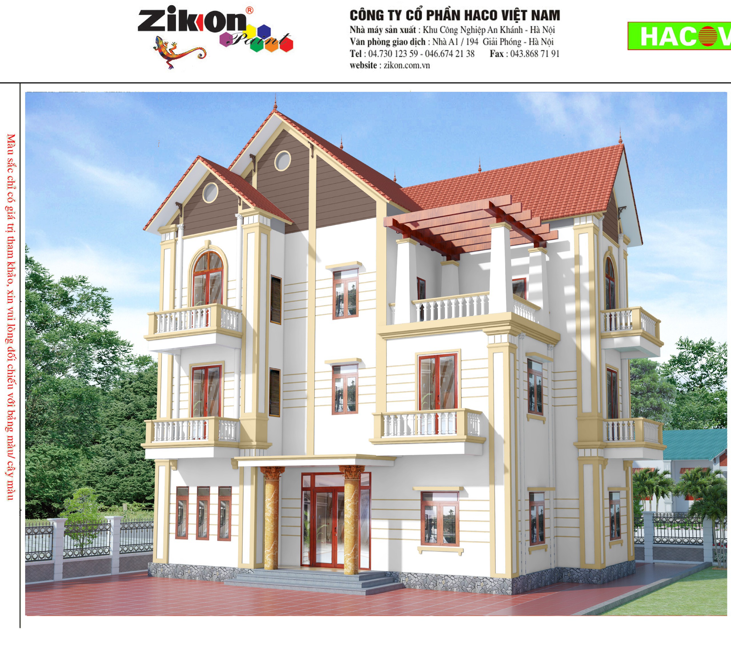 Các công trình sử dụng Sơn ZIKON- KAWA